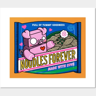 Instant Noodle Pork Flavour Posters and Art